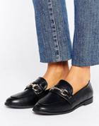 New Look Buckle Loafer - Black