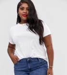 Vero Moda Curve Classic T-shirt-white