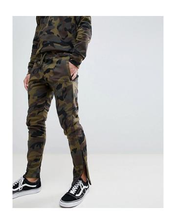Le Breve Camo Jogger - Green