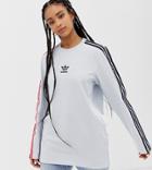 Adidas Originals Longsleeve Stripe Tee - White
