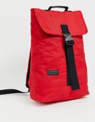 Consigned Clip Backpack In Bright Red - Red