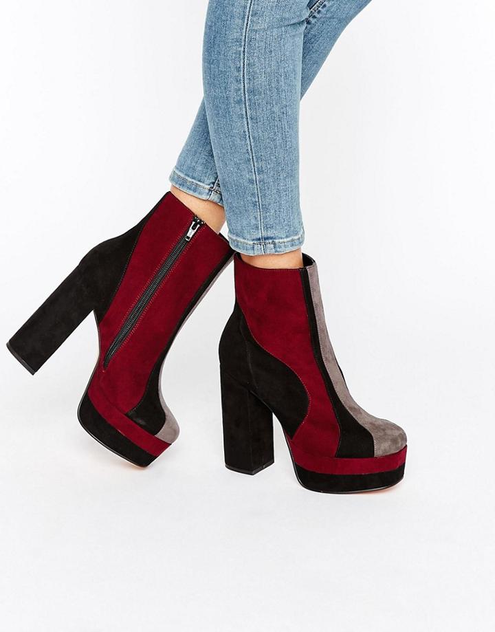 Asos Emi Platform Boots - Multi