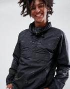 Ripndip Nermal Reflective Camo Overhead Jacket In Black - Black