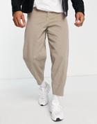 Bolongaro Trevor Oversized Chinos In Stone-neutral