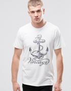 Jack & Jones Vintage T-shirt With Anchor Print - Cloud Dancer
