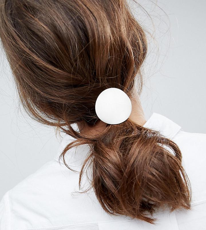 Asos Brushed Disc Hair Tie - Multi