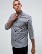 Tommy Hilfiger Denim Soft Plain Oxford Shirt - Gray