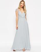 Asos Kate Lace Maxi Dress - Ice Gray $97.50