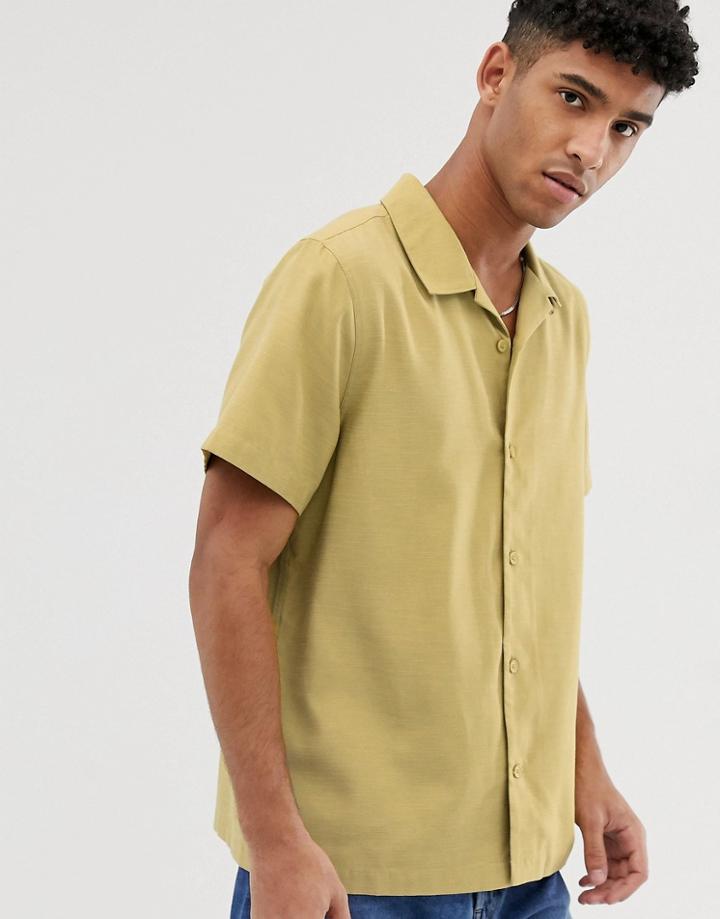 Weekday Coffee Shirt In Yellow - Yellow