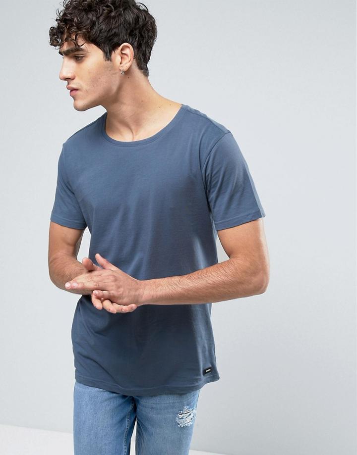 Dr Denim Patrick T-shirt Bad News Blue - Blue