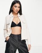 Inwear Beca Zip Front Cardigan In Cream-white