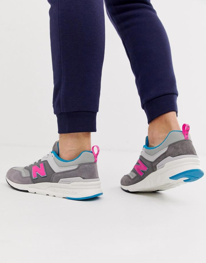 New Balance 997 Sneakers In Gray-green