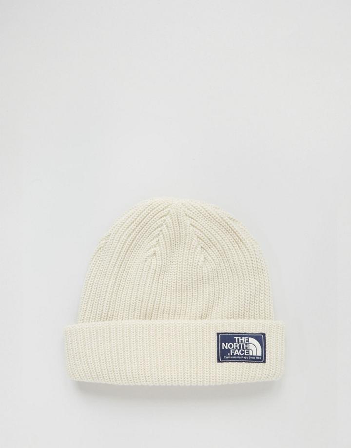 The North Face Salty Dog Beanie In White - White