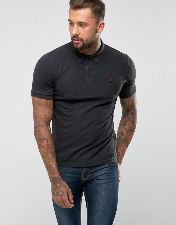 Replay Short Sleeve Polo - Black