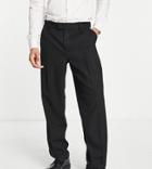New Look Relaxed Fit Suit Pants In Black