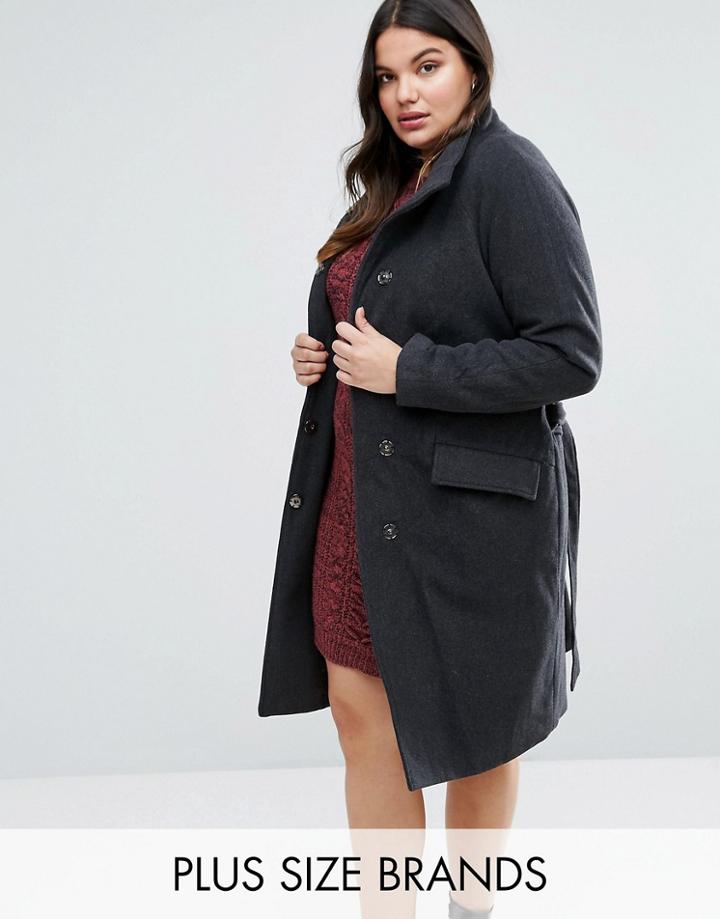 Junarose Classic Coat - Gray