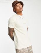 Mennace Essentials T-shirt In Beige-neutral