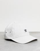 Adidas Originals Small Logo Adjustable Cap In White