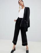 In Wear Sari High Waisted Tailored Pants - Black