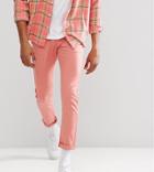 Liquor N Poker Slim Chino Dusky Pink - Pink