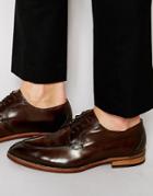 Aldo Mucca Leather Derby Shoes - Brown