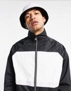 The Couture Club X Ellesse Agustin Logo Zip Jacket In Black