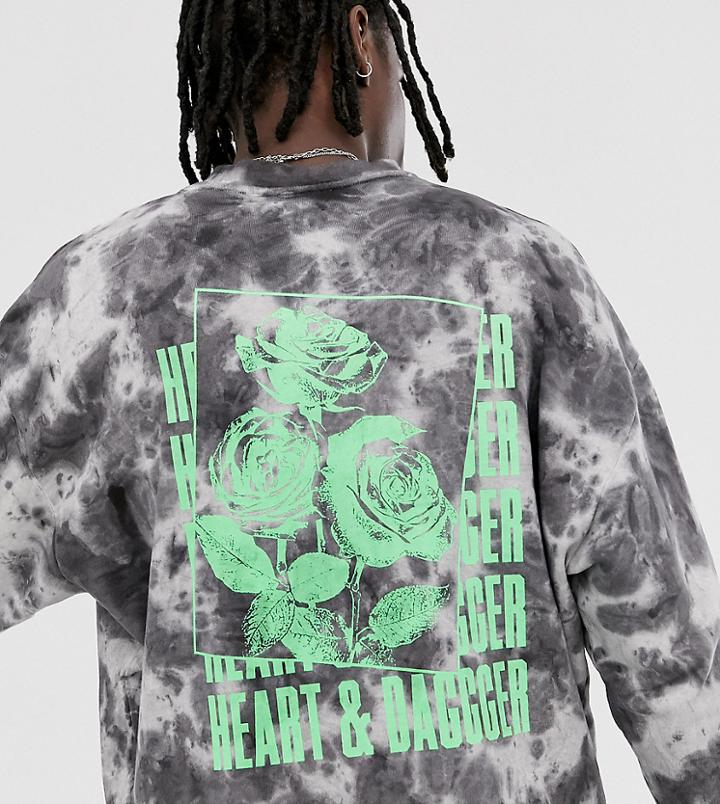 Heart & Dagger Sweatshirt With Back Print