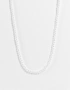 Designb Faux Pearl Necklace-white