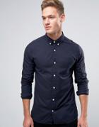 Jack & Jones Premium Long Sleeve Oxford Shirt - Navy