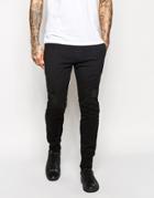 Religion Joggers With Side Straps - Black