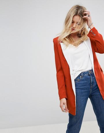 None The Richer Lola Tux Jacket - Orange
