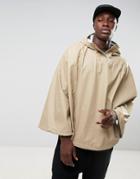 Herschel Forecast Waterproof Poncho In Beige - Beige
