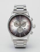 Nixon Sea Ranch Sentry Chronograph Watch In Stainless Steel - Silver