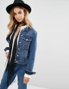Mango Denim Jacket - Blue