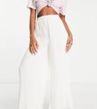 Reclaimed Vintage Inspired Pants In White-neutral