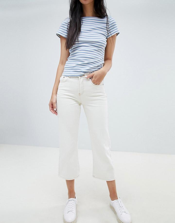 Ryder Bootleg White Jeans - White