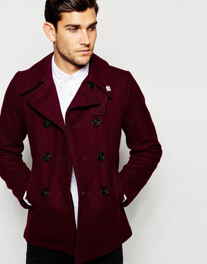 Fidelity Peacoat Made In Usa - Maroon