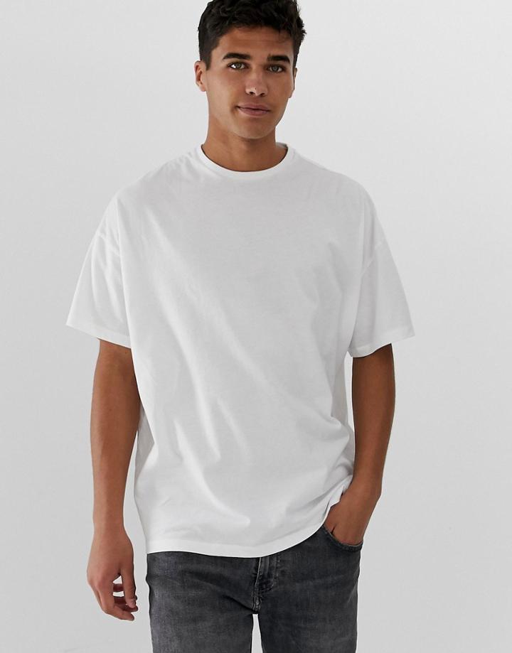 Asos Design Oversized T-shirt In White