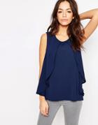 Only Overlay Shell Top - Dark Navy