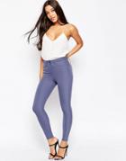 Asos Stretch Skinny Pants In Ultimate Fit - Lilac