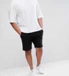 D-struct Plus Basic Jersey Shorts - Black