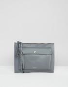 Fiorelli Alexa Flat Large Pocket Crossbody Bag - Gray