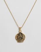 Seven London Buddha Necklace In Gold - Gold