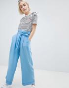 Mads Norgaard Crepe Pants - Blue