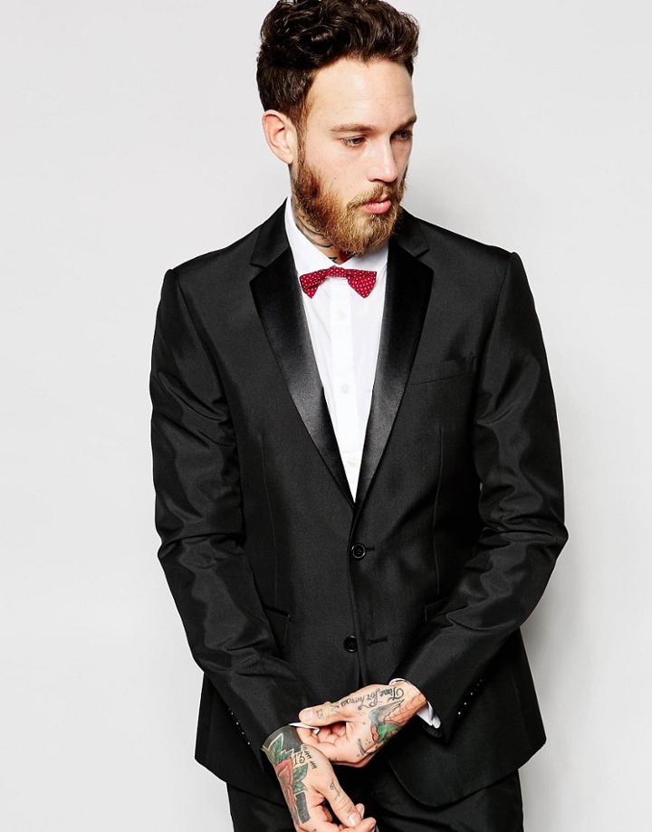 Asos Slim Tuxedo Suit Jacket