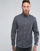 Edwin Striped Shirt - Gray