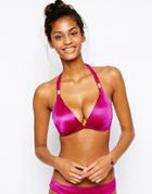Ultimo Halter Bikini Top - Pink