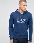 Emporio Armani Ea7 Hoodie In Indigo - Blue