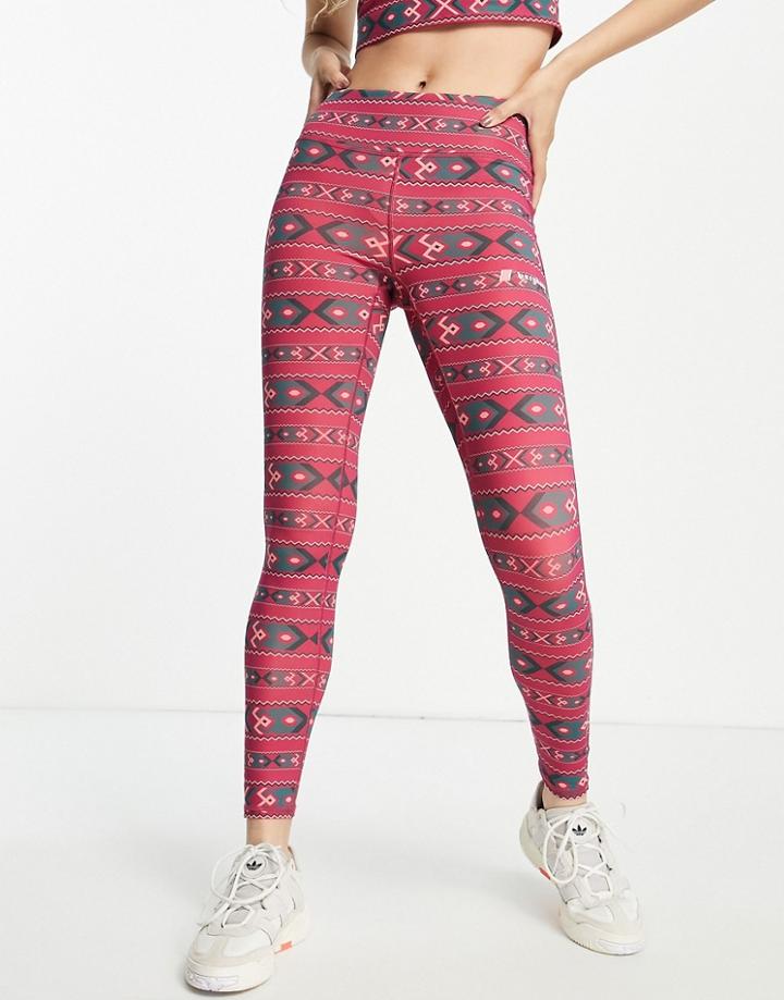 Berghaus Red Point Leggings In Aztec-blue
