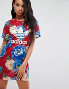 Adidas Trf T-shirt Dress - Red